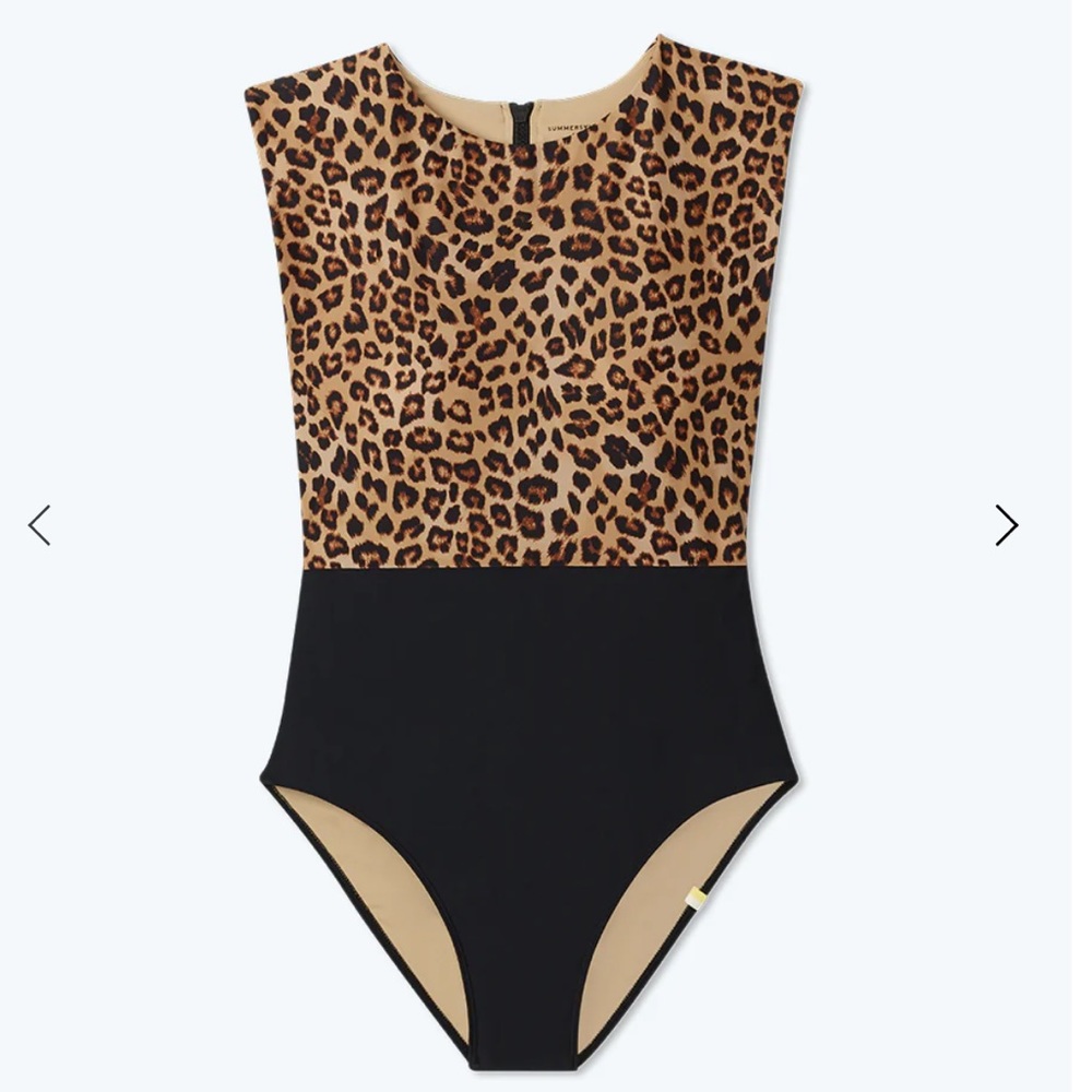 Summersalt Leopard Print The Surf Size 8